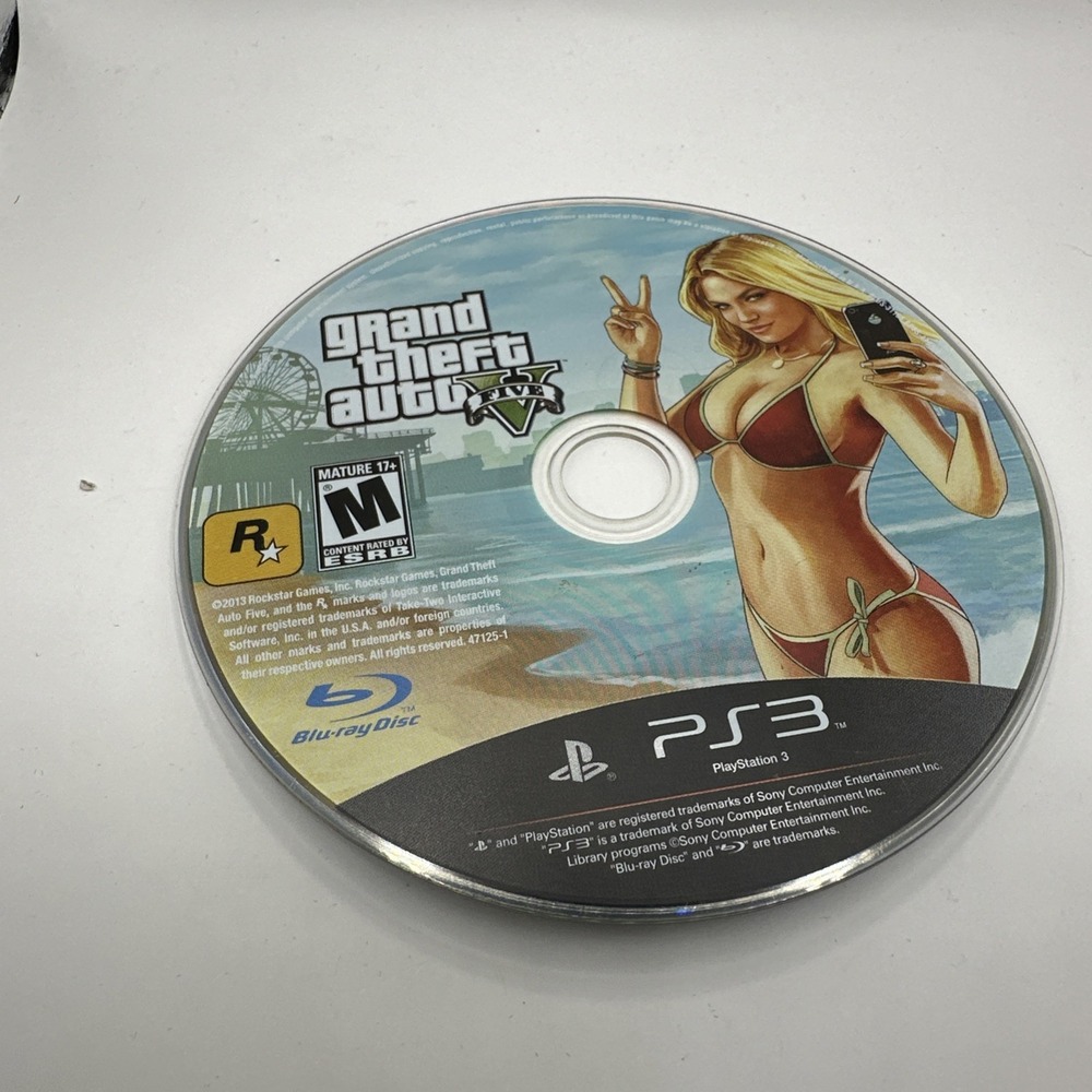 Grand Theft Auto V GTA 5 - PlayStation 3 PS3 GH - Disc‎ Only